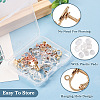  16Pcs 8 Style Star & Heart Brass Clip-on Earring Findings KK-TA0001-26-4