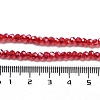 Electroplate Transparent Glass Beads Strands LS-EGLA-A035-T3mm-A01-4