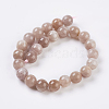 Natural Sunstone Beads Strands L-G-G099-14mm-14-2