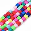 Handmade Polymer Clay Beads Strands CLAY-N008-061-10-1