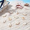 60Pcs Natural Cowrie Shell Pendants FIND-FH0004-87-4