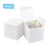 Foldable Creative Kraft Paper Box CON-WH0062-04A-5