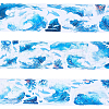 PET Flower Pattern DIY Scrapbook Decorative Adhesive Tapes DIY-WH20011-96G-6
