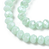 Electroplate Glass Beads Strands EGLA-A034-P1mm-A20-3