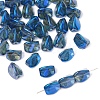 10Pcs Electroplate Transparent Glass Beads EGLA-WH0001-06J-1