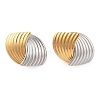 304 Stainless Steel Stud Earrings for Women EJEW-Z063-08G-2