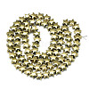 Electroplate Non-magnetic Synthetic Hematite Beads G-S352-54-2