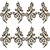 Ethnic Style Flower Pattern Computerized Embroidery Appliques PATC-WH0010-36C-1