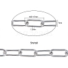 304 Stainless Steel Cable Chains CHS-CJ0001-12-2