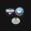 Cubic Zirconia Pointed Back Cabochons ZIRC-H108-11A-001AB-2