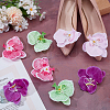 8Pcs 4 Styles Iron Shoe Clip HJEW-ME00035-4