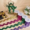 5 Yards Polyester Wavy Fringe Trim Ribbon OCOR-GF0003-45A-4