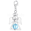 Alloy Angel Pendant Decorations KEYC-PW0009-04A-1