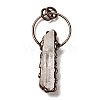 Natural Quartz Crystal Nuggets Pendants G-D468-42R-2