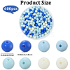 Opaque Acrylic Beads SACR-PA0001-04B-04-2