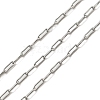 Tarnish Resistant 304 Stainless Steel Chains CHS-E031-01C-P-1