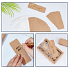   100Pcs Cardboard Jewelry Display Cards for Keychain CDIS-PH0001-59B-5