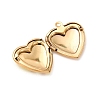 304 Stainless Steel Heart Locket Pendants STAS-Z168-02G-06-2