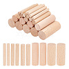  50Pcs 5 Style Solid Beech Wood Craft Sticks WOOD-NB0002-68A-1
