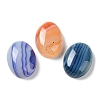 Natural Striped Agate/Banded Agate Cabochons G-H296-01B-1