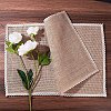 Braided Jute and Lace Non-Slip Insulation Pad LS-AJEW-WH0066-01-4