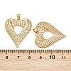 Mother's Day Brass Cubic Zirconia Pendants KK-L251-07G-04-3