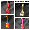 Polyester Braided Cord Zipper Pull Extender FIND-WH0136-80-5