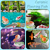 3Pcs 3 Styles Ceramic Display Decorations DJEW-GF0001-73-5