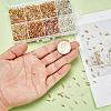 2120Pcs 8 Style Plated Glass Round Bugle Beads SEED-AR0001-12-3