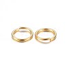 304 Stainless Steel Open Jump Rings STAS-O098-01G-18-01-2