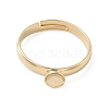 Adjustable Brass Pad Ring Setting KK-K414-01B-G-2