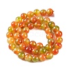 Natural Malaysia Jade Beads Strands G-A146-8mm-C14-4