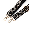 Adjustable Polyester Geometric Pattern Bag Straps FIND-WH0001-28A-2