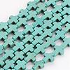 Synthetic Turquoise Beads Strands TURQ-G112-8x10mm-01-1