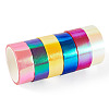 6Rolls 6 Colors PET Decorative Tape OFST-TA0001-07-2