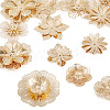 13Pcs 13 Styles Brass Bead Caps KK-TA0008-26KCG-2