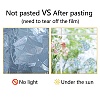 Waterproof PVC Colored Laser Stained Window Film Static Stickers DIY-WH0314-116-8