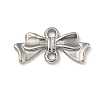 Non-Tarnish 304 Stainless Steel Bowknot Links Connector Charms STAS-N103-97P-1