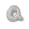 Brass Micro Pave Cubic Zirconia Pendants KK-A300-02P-A-1