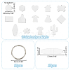 Sublimation Double-Sided Blank MDF Keychains KEYC-GA0001-38-2