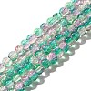 Crackle Glass Beads Strands CCG-C002-6mm-07-1