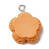 Opaque Resin Pendants RESI-L038-01P-04-2