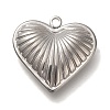 Anti-Tarnish 304 Stainless Steel Pendants STAS-P371-096C-P-1