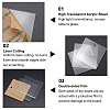 Transparent Acrylic Disc Pendants TACR-NB0001-09A-4