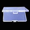 Transparent Plastic Storage Box CON-WH0070-13A-3