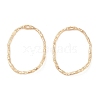 Brass Open Back Bezel Pendants KK-N256-01D-G-1