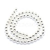 Electroplate Non-magnetic Synthetic Hematite Beads Strands G-L485-02A-S-3