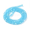 Transparent Glass Beads Strands EGLA-A034-T4mm-MB08-3