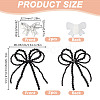 2 Styles Acrylic & Plastic Shoe Buckle Clips FIND-MA0001-10B-2