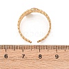 304 Stainless Steel Cuff Rings for Women RJEW-D334-02D-G-5